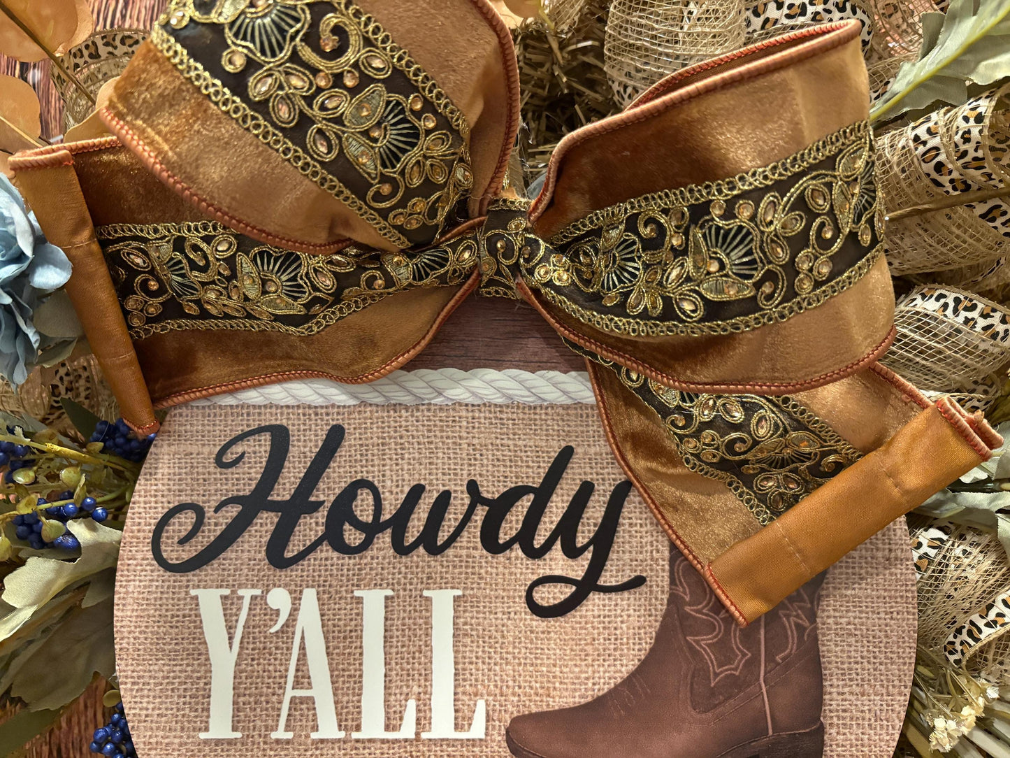 Howdy Y’all Western Wreath