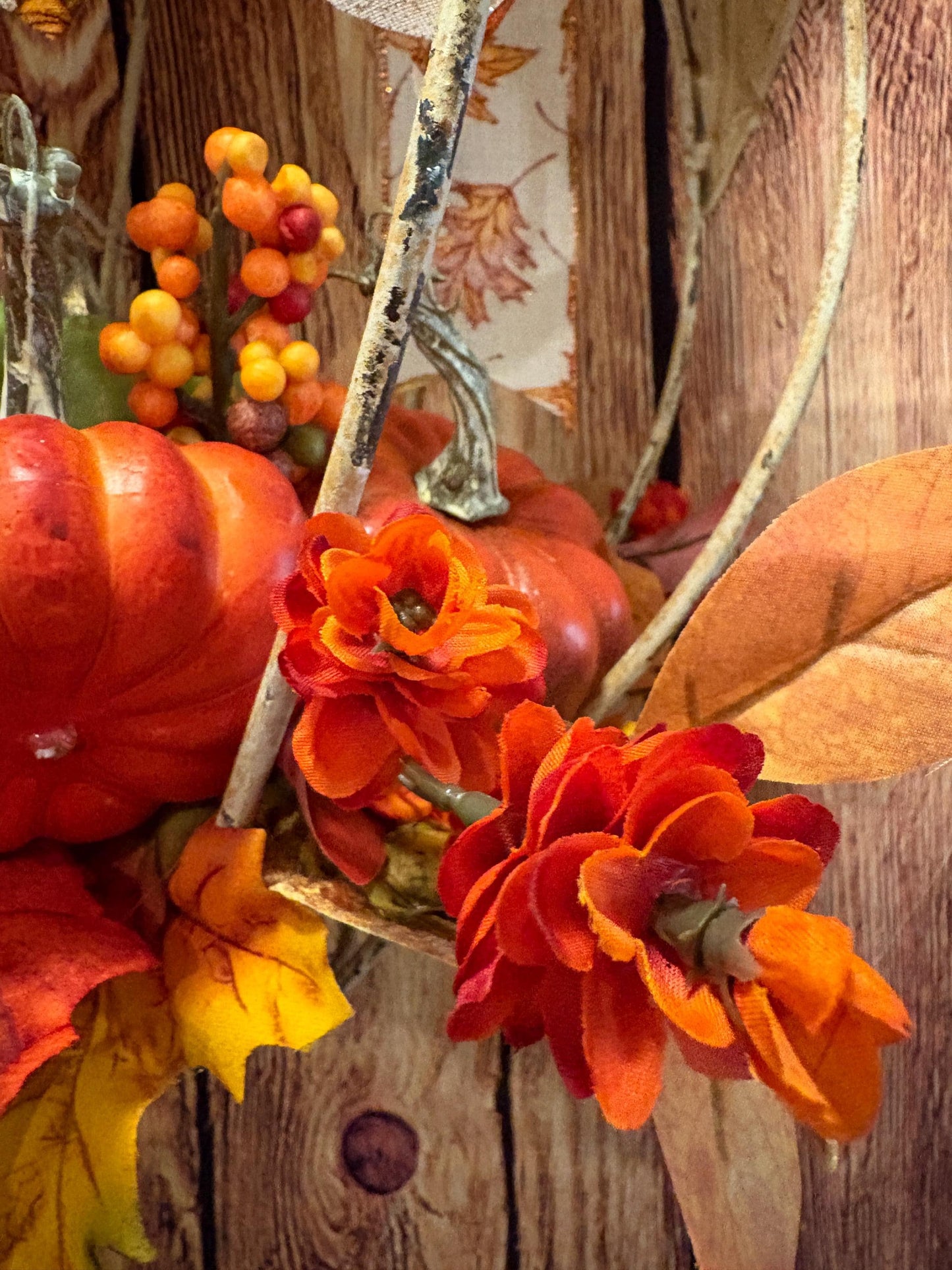 Rustic Pumpkin Fall Centerpiece
