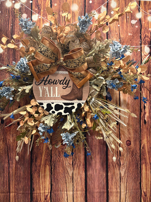 Howdy Y’all Western Wreath