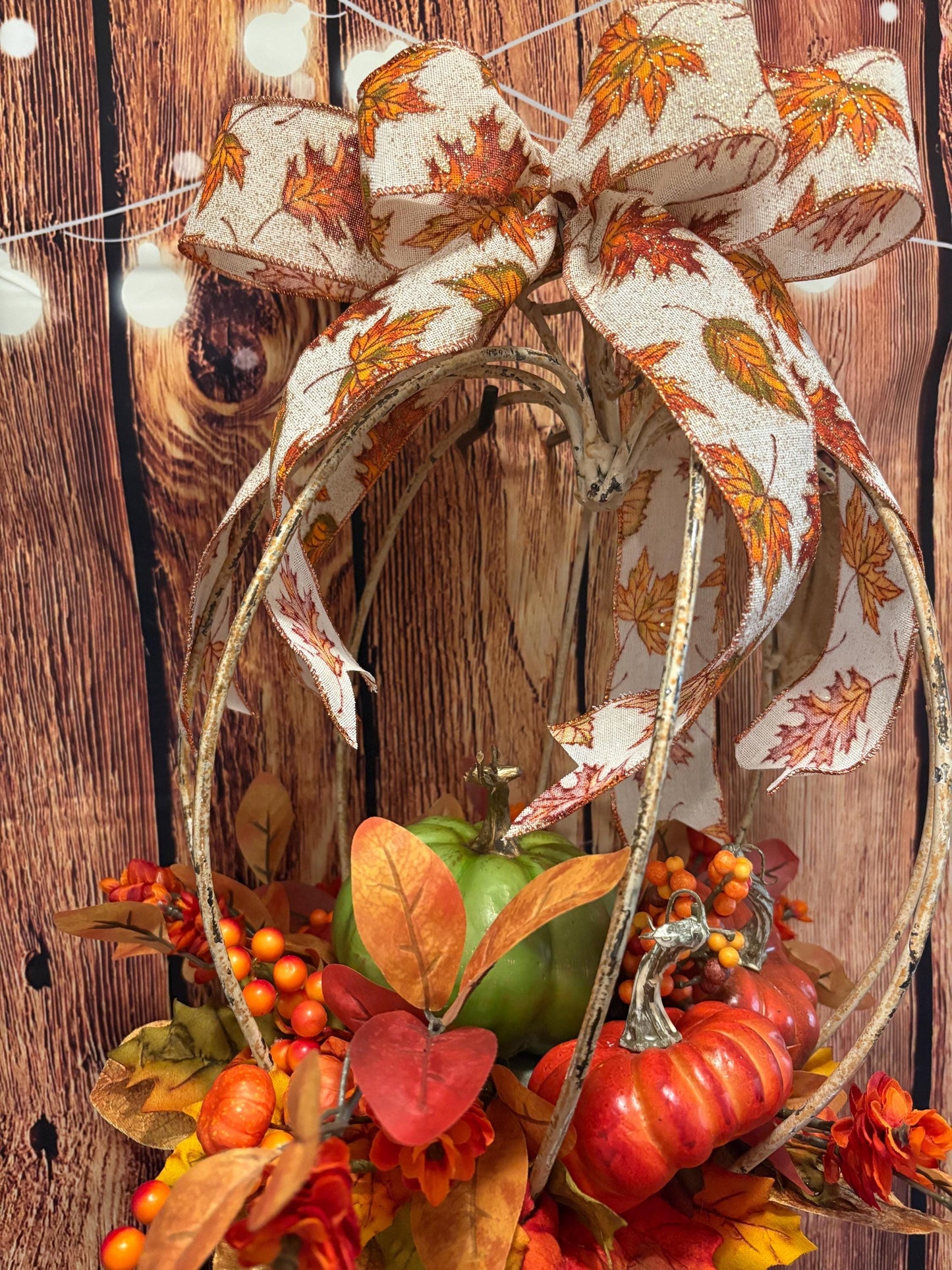 Rustic Pumpkin Fall Centerpiece