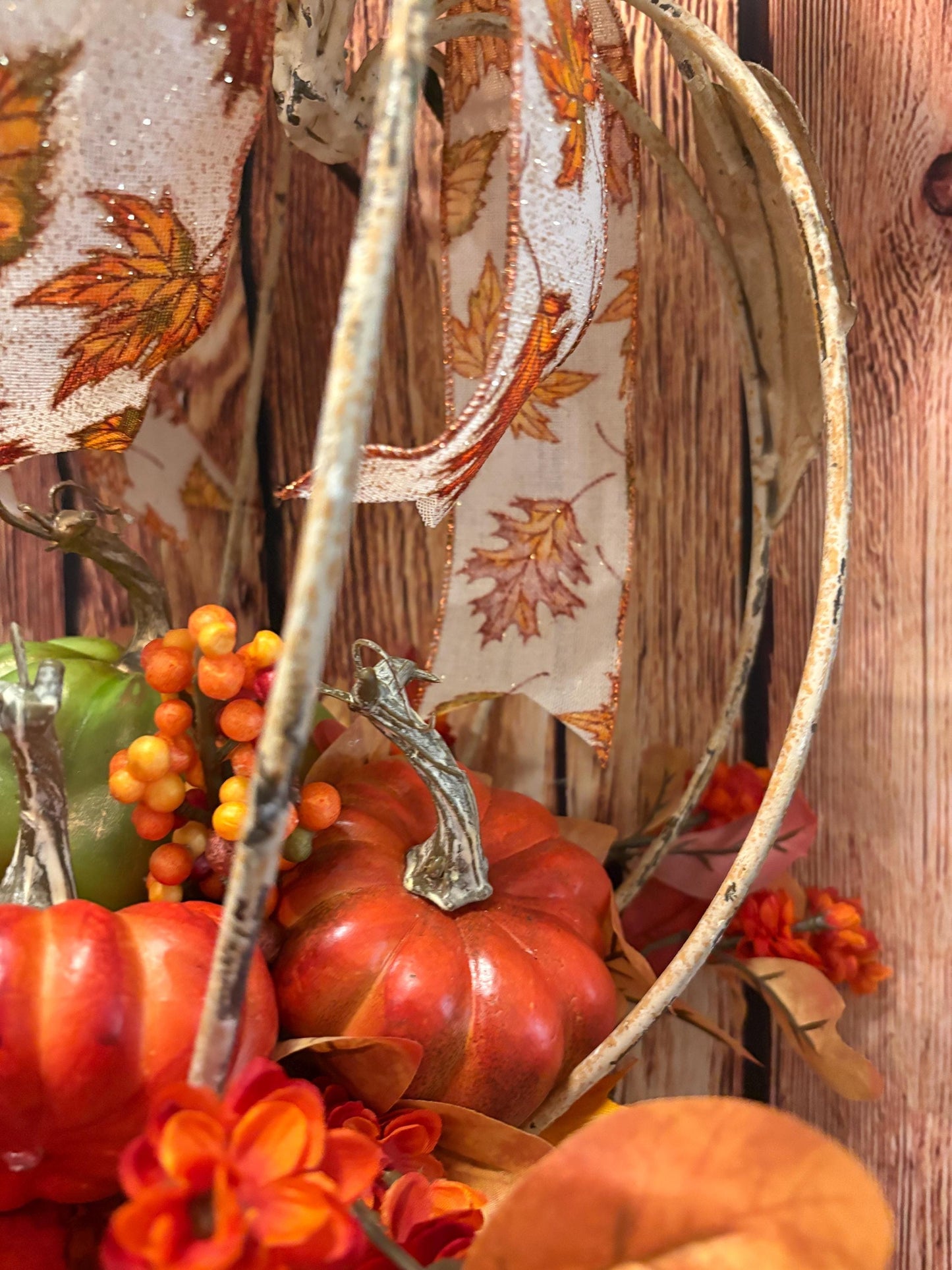 Rustic Pumpkin Fall Centerpiece